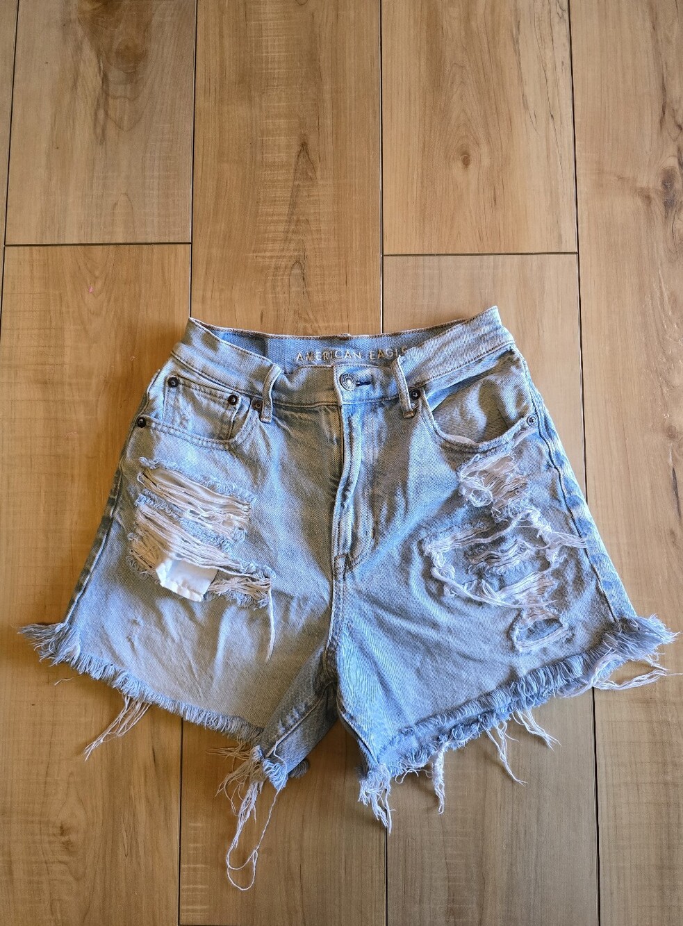 American Eagle Highest Rise 90's Boyfriend Jean Shorts Sz 0